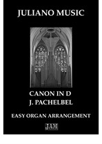 Canon in D (Easy Organ - C Version) - J. Pachelbel