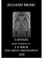 Cantata from 'Sinfonia 29' (Easy Organ - C Version) - J. S. Bach
