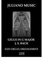 Gigue in G Major (Easy Organ - C Version) - J. S. Bach
