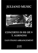 Adagio from 'Concerto in RE' (Easy Piano - C Version) - T. Albinoni