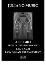 Allegro from 'Concerto in G Major' (Easy Organ) - J. S. Bach