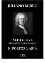 Alto Giove (Piano Reduction with Lyrics) - N. Porpora