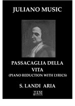 Passacaglia della Vita (Extract - Piano Reduction with Lyrics) - S. Landi