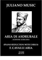Aria di Asdrubale (Piano Reduction with Lyrics) - F. Cavalli